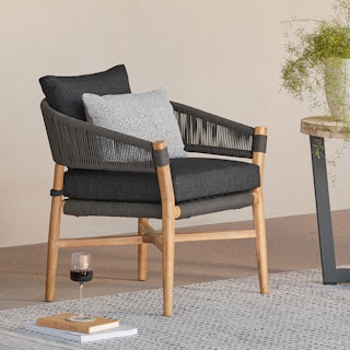 Makali Slate Gray Lounge Chair