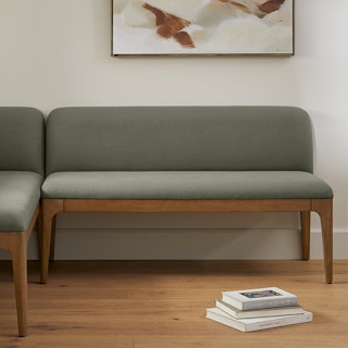 Rosin Welsh Green Armless Banquette